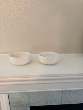 Target White Ceramic Prep Bowls - Set of 2